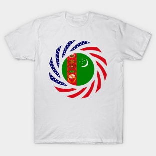 Turkmen American Multinational Patriot Flag Series T-Shirt